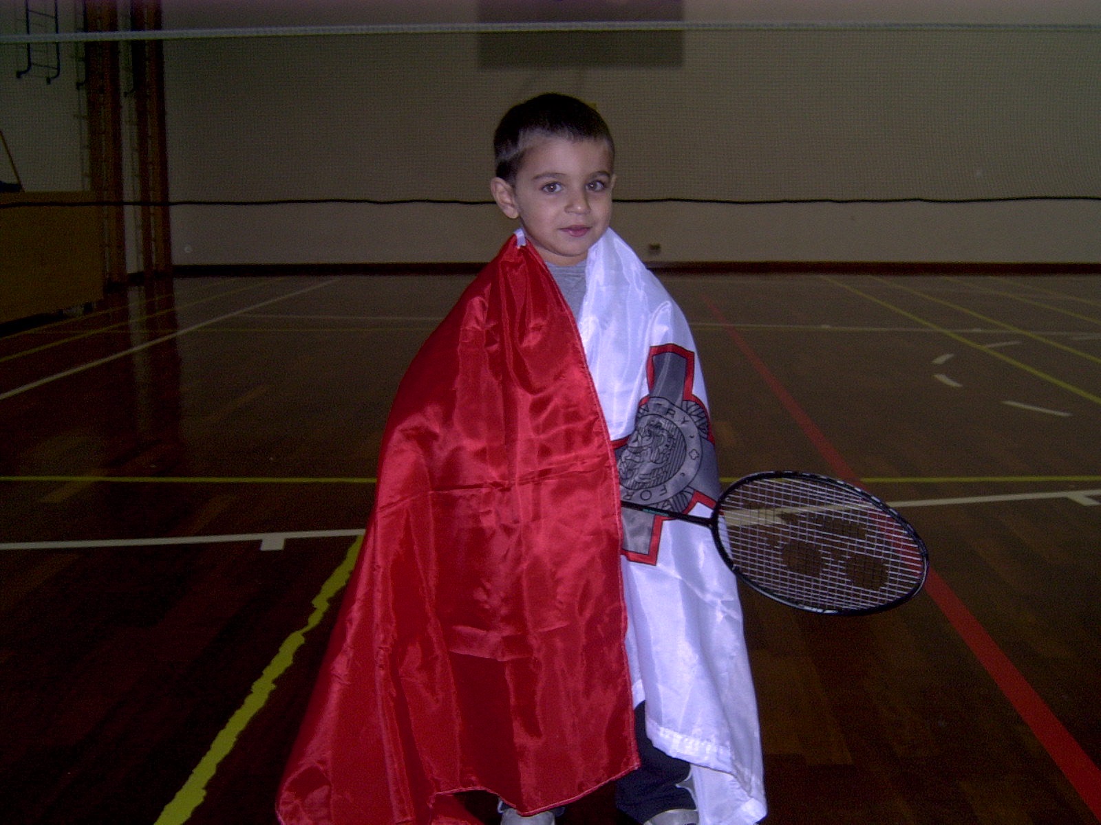 Young Sam with Maltese Flag